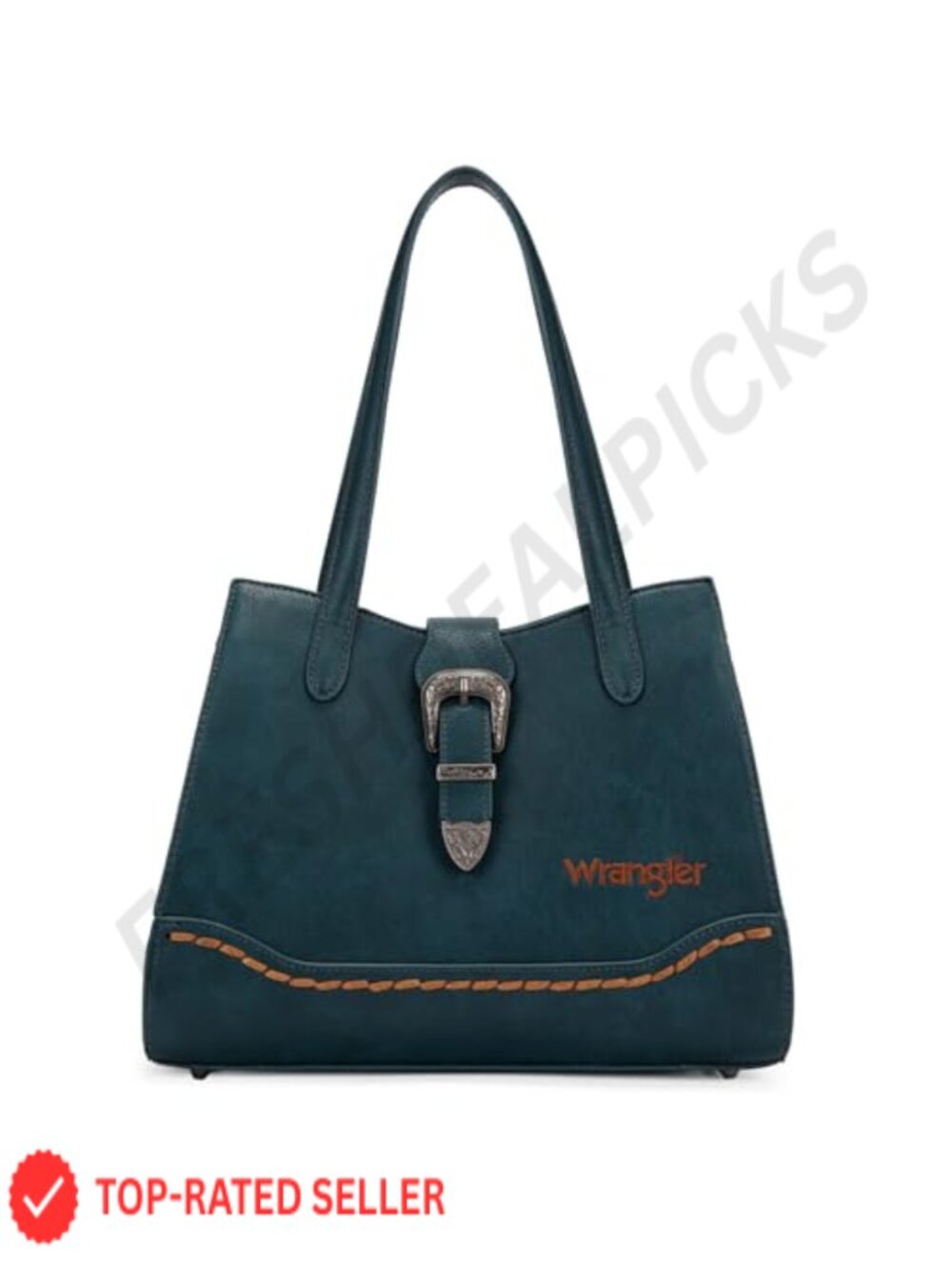Wrangler Purse for Women Medium Tote Bag Shoulder Handbag Faux Leather Western